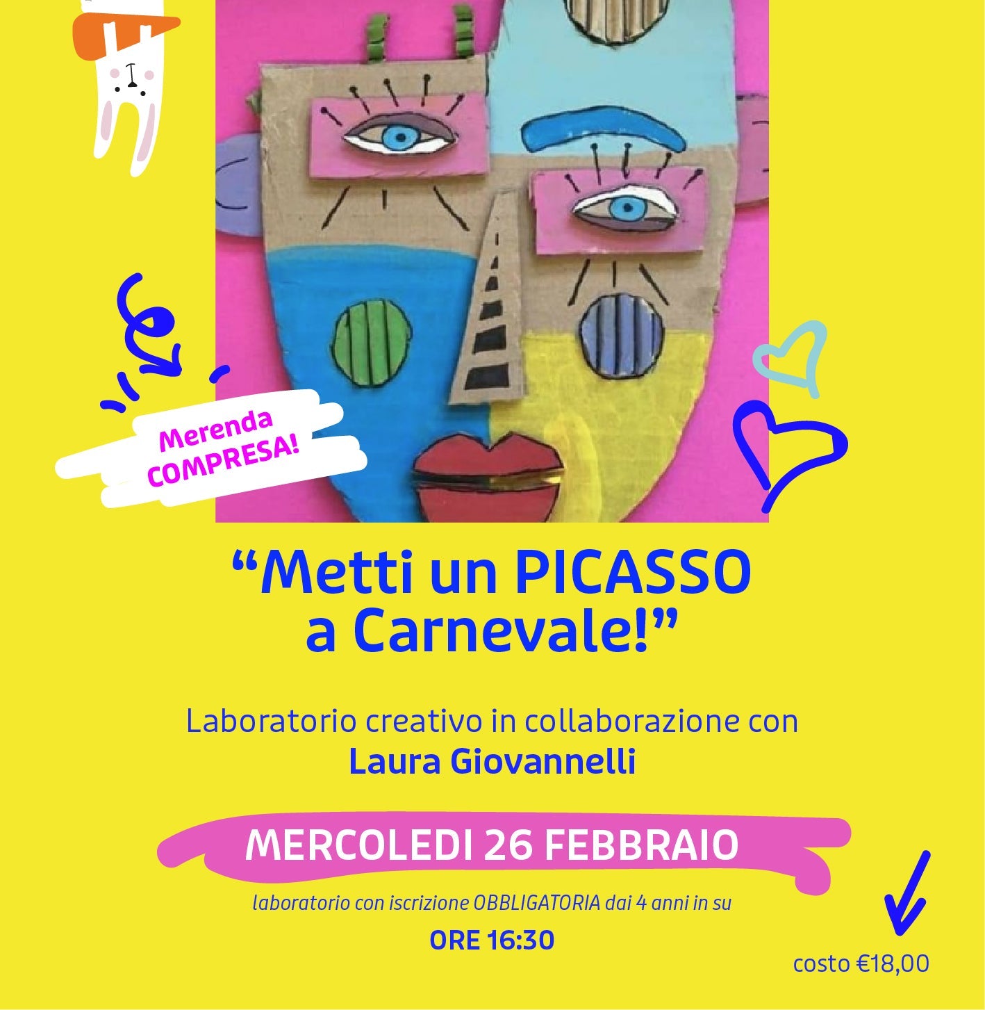 Metti un Picasso a Carnevale